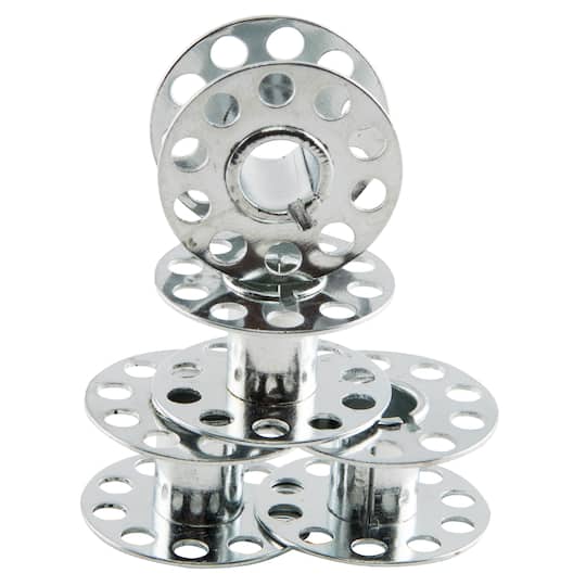SINGER® Class 15 Metal Bobbins, 4ct.
